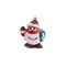 KSA Set of 24 Mr. Potato Head Christmas Ornaments 3.5"